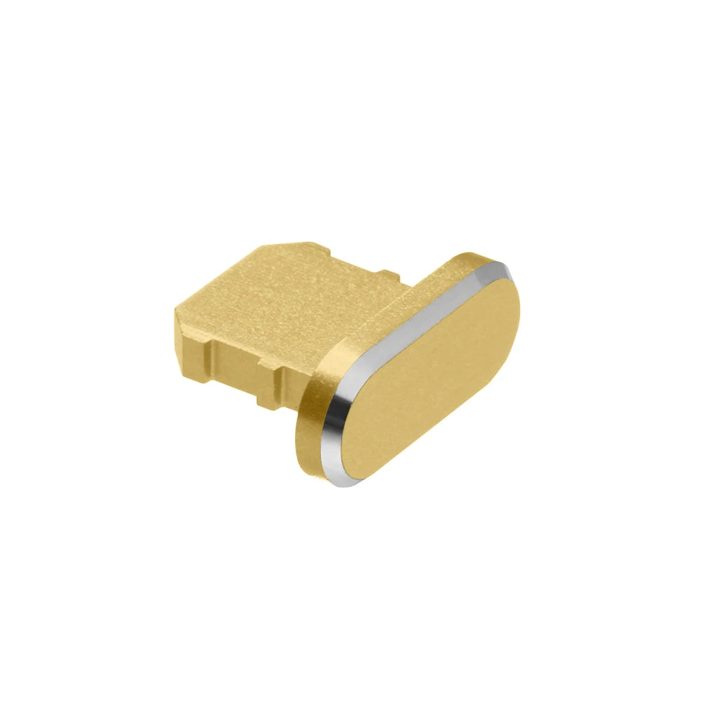 Practical Dustproof Cover Aluminium Alloy Metal anti Dust Charger Dock Plug Stopper Cap for Iphone X XR 14 13 12 11 Pro Max Plus
