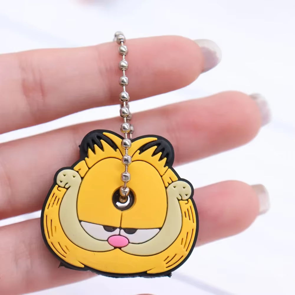 1PC New Cartoon Silicone Protective Key Case Cover for Key Control Dust Cover Holder Organizer Home Supplies