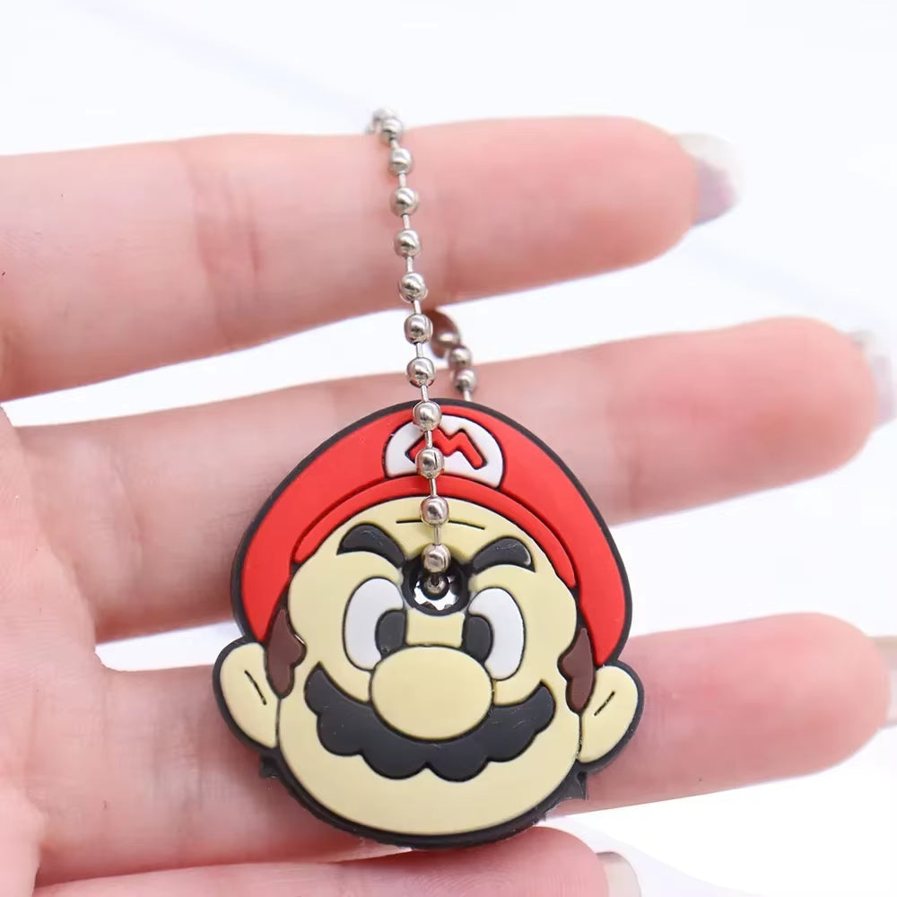 1PC New Cartoon Silicone Protective Key Case Cover for Key Control Dust Cover Holder Organizer Home Supplies