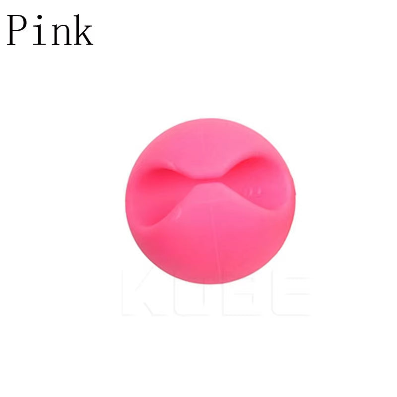 2Pcs Rubber Silicone Cable Clip Desk Tidy Organiser Wire Lead USB Charger Mouse Organizer Holder Charger Cable Collector