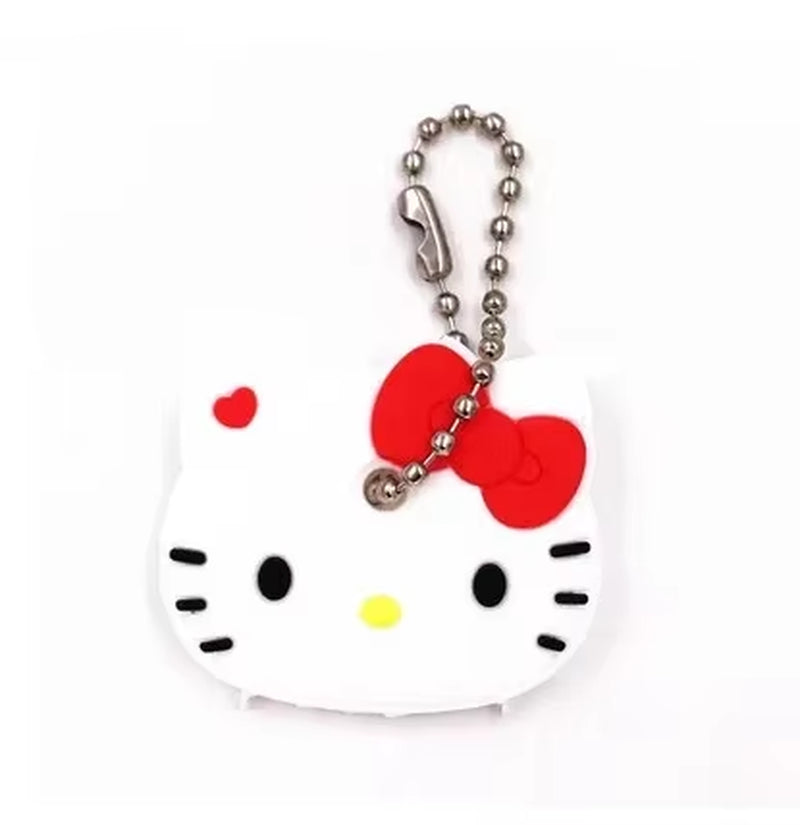 1PC New Cartoon Silicone Protective Key Case Cover for Key Control Dust Cover Holder Organizer Home Supplies