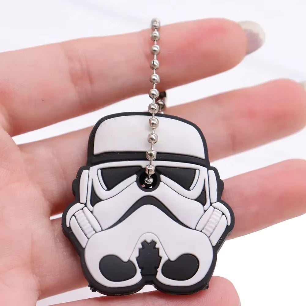 1PC New Cartoon Silicone Protective Key Case Cover for Key Control Dust Cover Holder Organizer Home Supplies