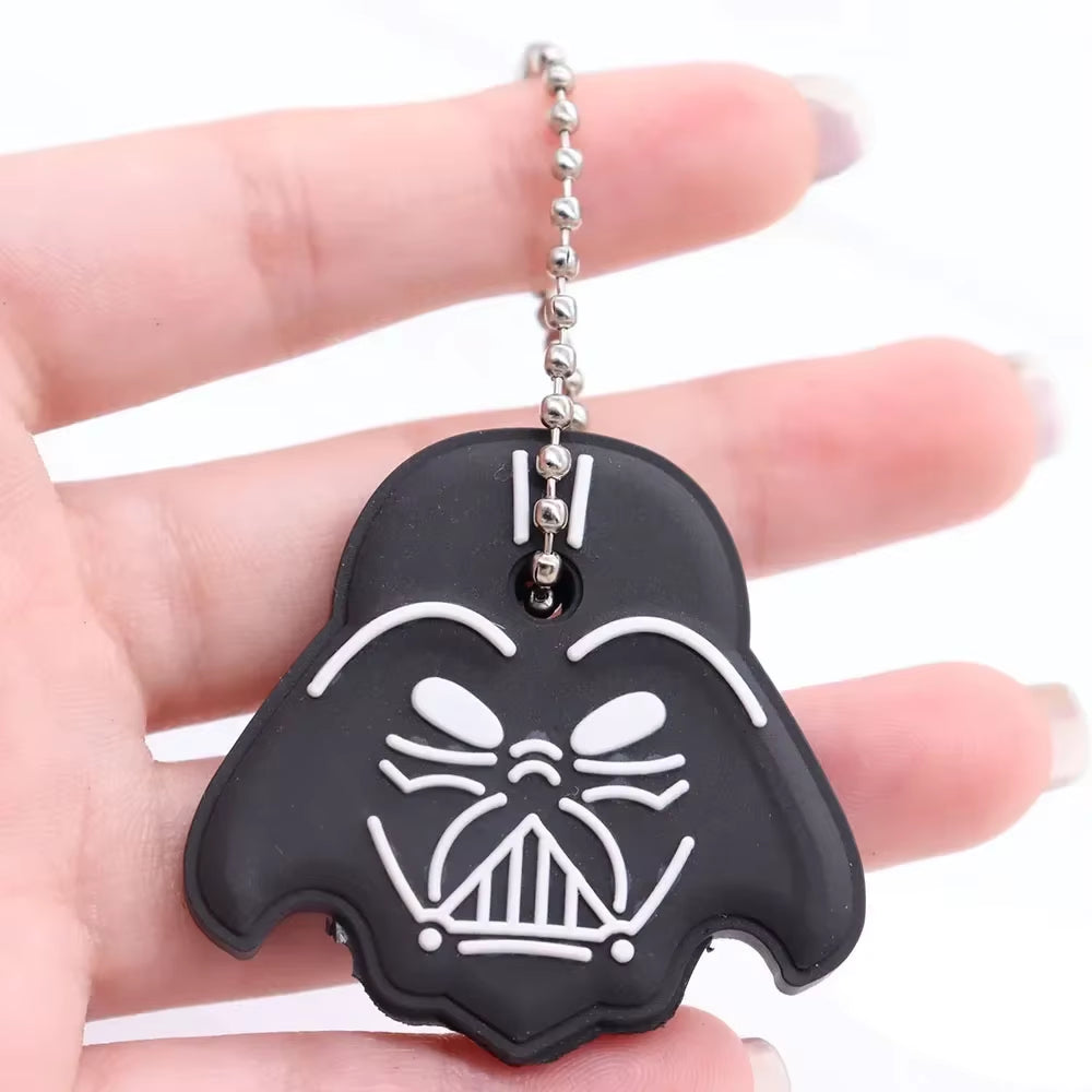 1PC New Cartoon Silicone Protective Key Case Cover for Key Control Dust Cover Holder Organizer Home Supplies