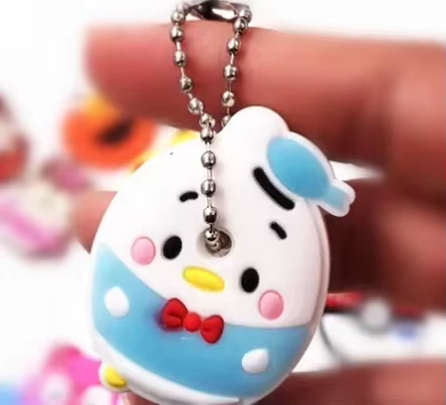 1PC New Cartoon Silicone Protective Key Case Cover for Key Control Dust Cover Holder Organizer Home Supplies