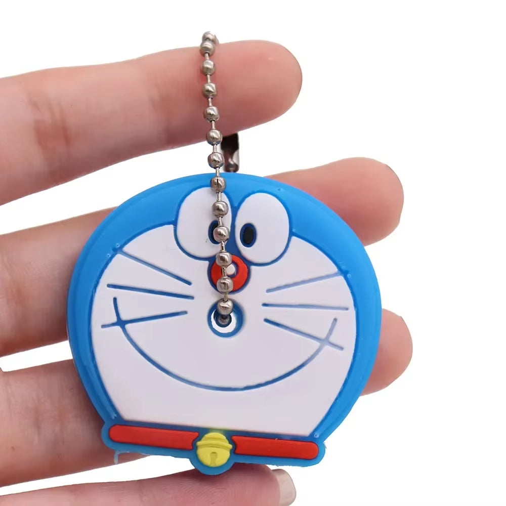 1PC New Cartoon Silicone Protective Key Case Cover for Key Control Dust Cover Holder Organizer Home Supplies