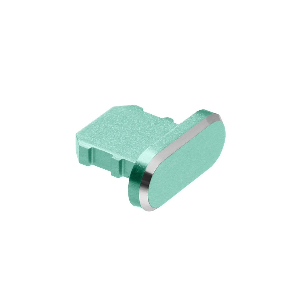 Practical Dustproof Cover Aluminium Alloy Metal anti Dust Charger Dock Plug Stopper Cap for Iphone X XR 14 13 12 11 Pro Max Plus
