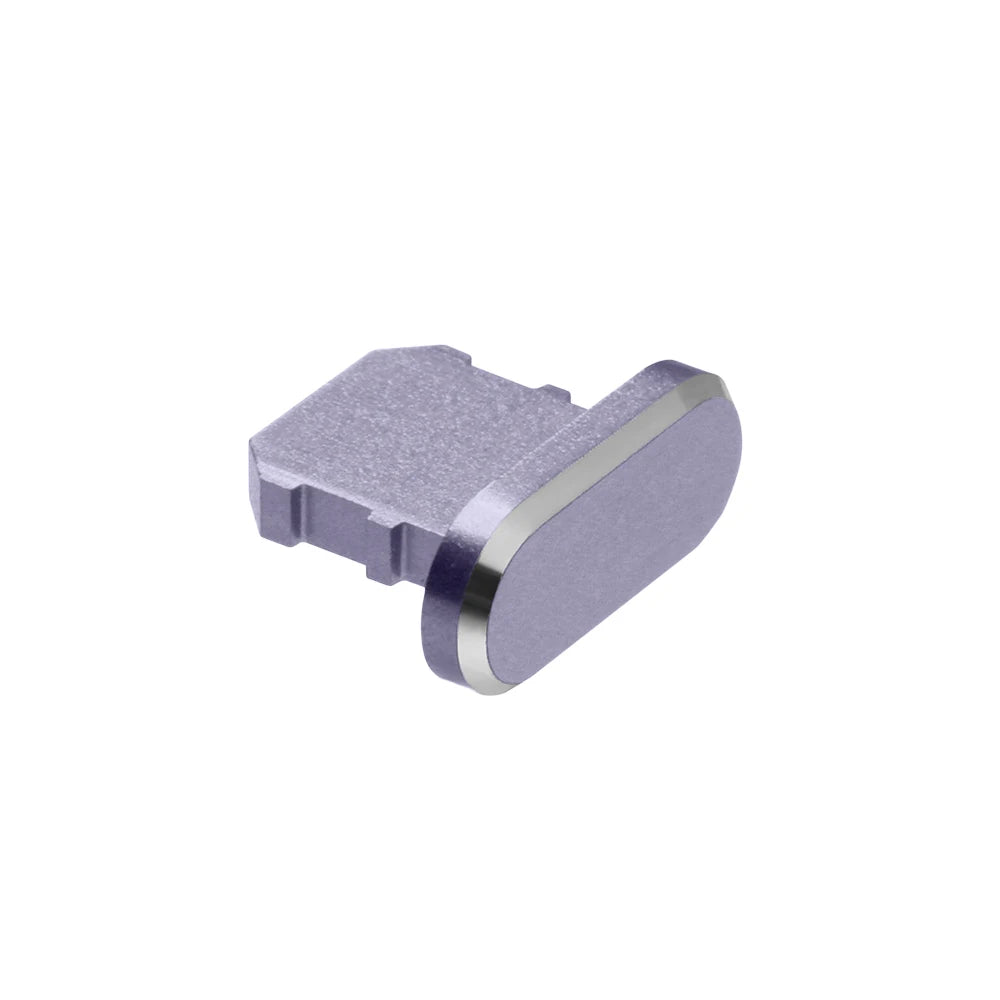 Practical Dustproof Cover Aluminium Alloy Metal anti Dust Charger Dock Plug Stopper Cap for Iphone X XR 14 13 12 11 Pro Max Plus