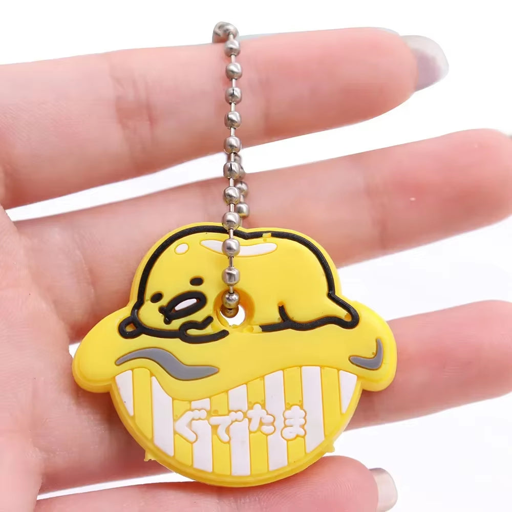 1PC New Cartoon Silicone Protective Key Case Cover for Key Control Dust Cover Holder Organizer Home Supplies