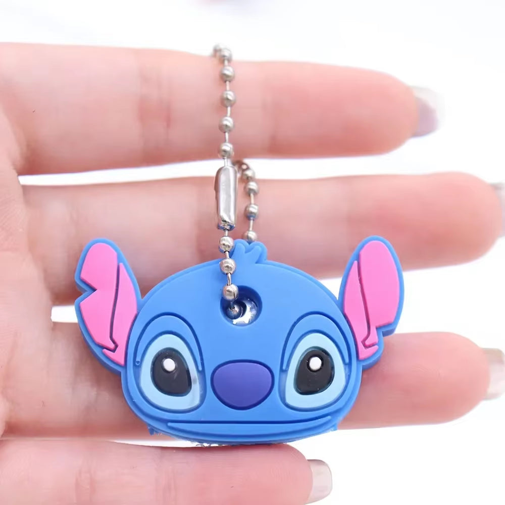 1PC New Cartoon Silicone Protective Key Case Cover for Key Control Dust Cover Holder Organizer Home Supplies