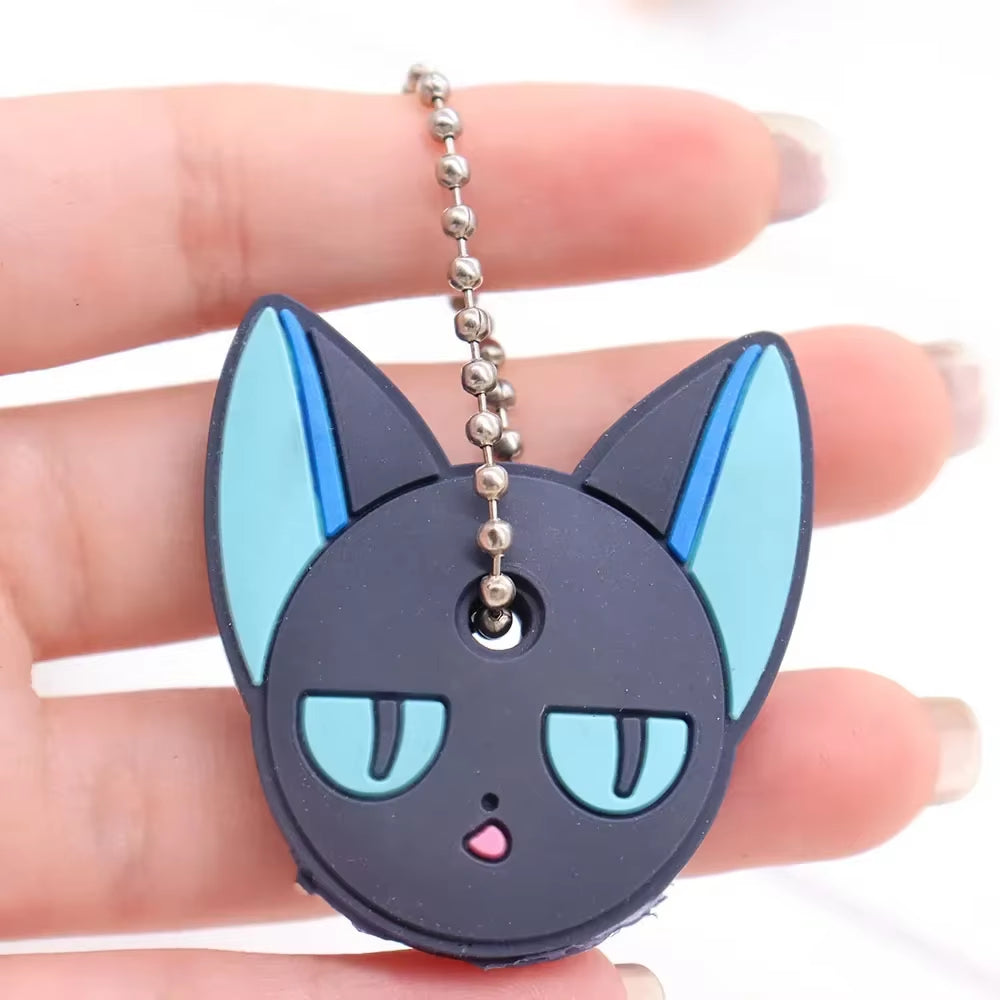1PC New Cartoon Silicone Protective Key Case Cover for Key Control Dust Cover Holder Organizer Home Supplies